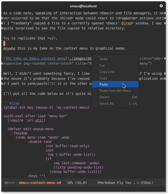 My take on Emacs context menu